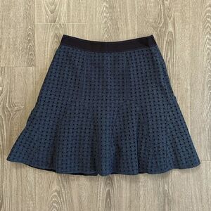 Jenni Kayne Eyelet Navy Mini Skirt Size XS